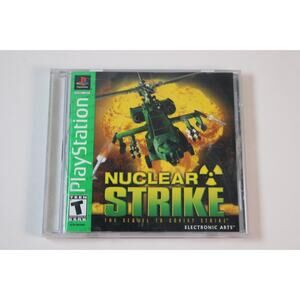 Nuclear Strike (Sony PS1 Playstation 1, PS1) Authentic, complete, tested